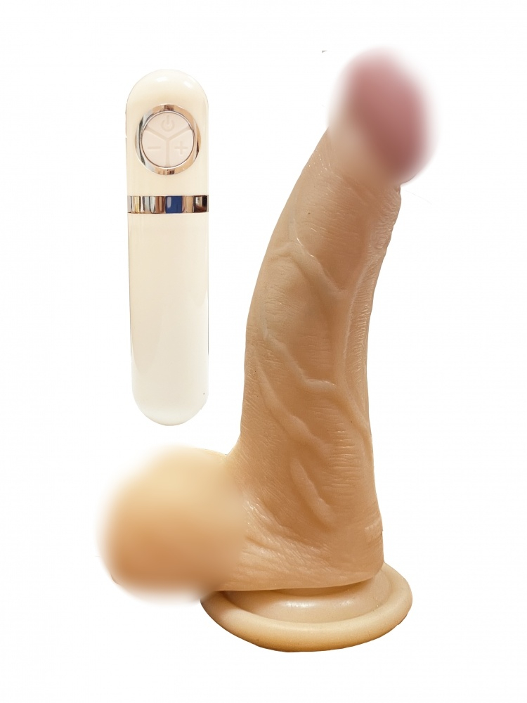 Вибратор на присоске "Dildo №2" супер мощный, реалистичный 