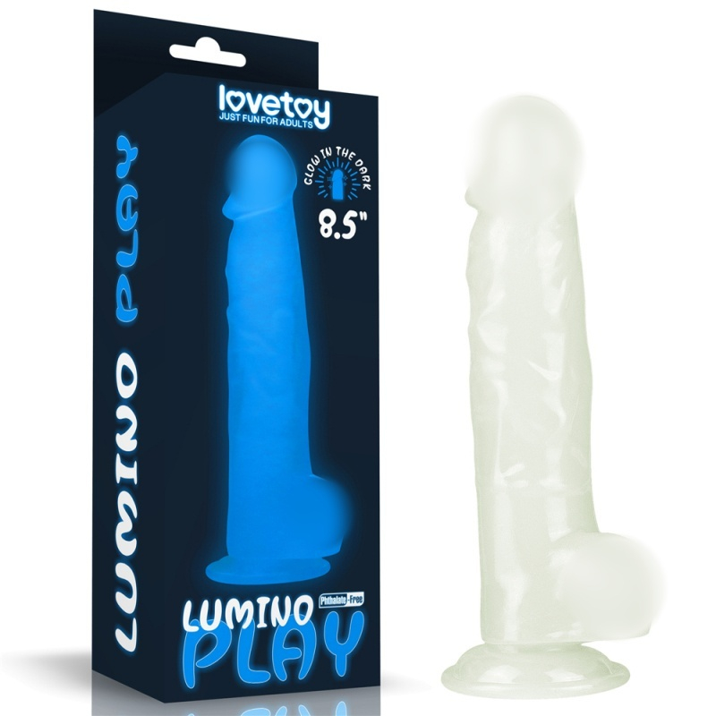 Фаллоимитатор светящийся в темноте "Lumino Play 8,5" 